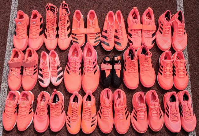 adidas集結41種鞋款推出東奧限定粉色