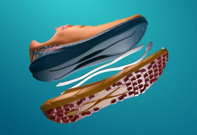 越野鞋HOKA Tecton X首創全腳掌平行結構雙碳纖維板