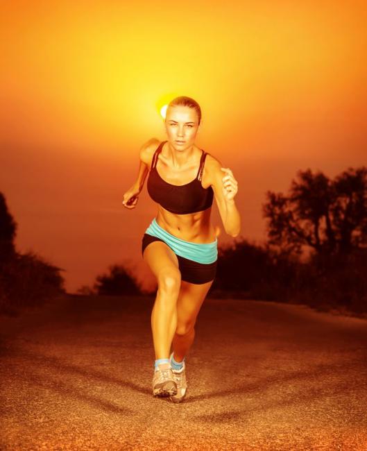 黃體期期間，女性的身體對於在炎熱或潮濕環境中訓練更敏感，例如大熱天在戶外跑步、熱瑜珈